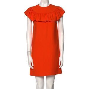 Rare! Miu Miu Mini Orange Dress Size 0